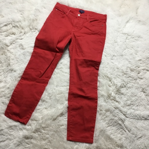 NYDJ Denim - NYDJ Pink Red Ankle Jeans Sz 6